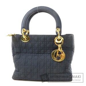 Christian Dior Lady Quilted 2way handbag canvas